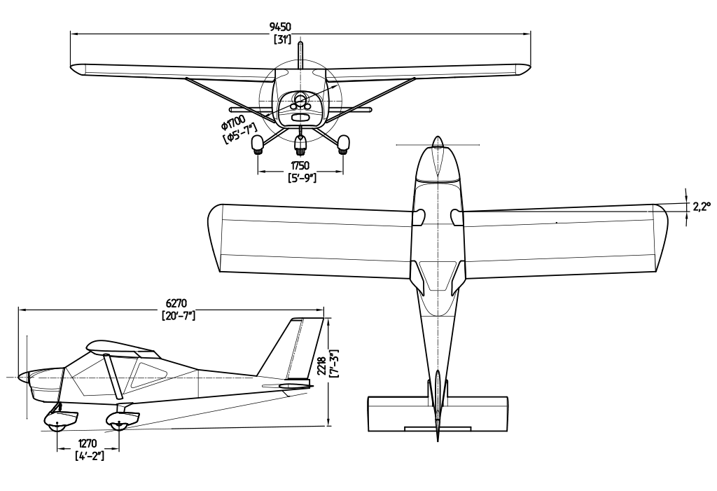 Schéma AEROPRAKT A32